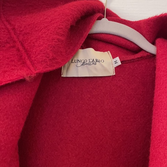 Red Trench Coat!! - Picture 2 of 4